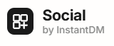 Social By InstantDM logo